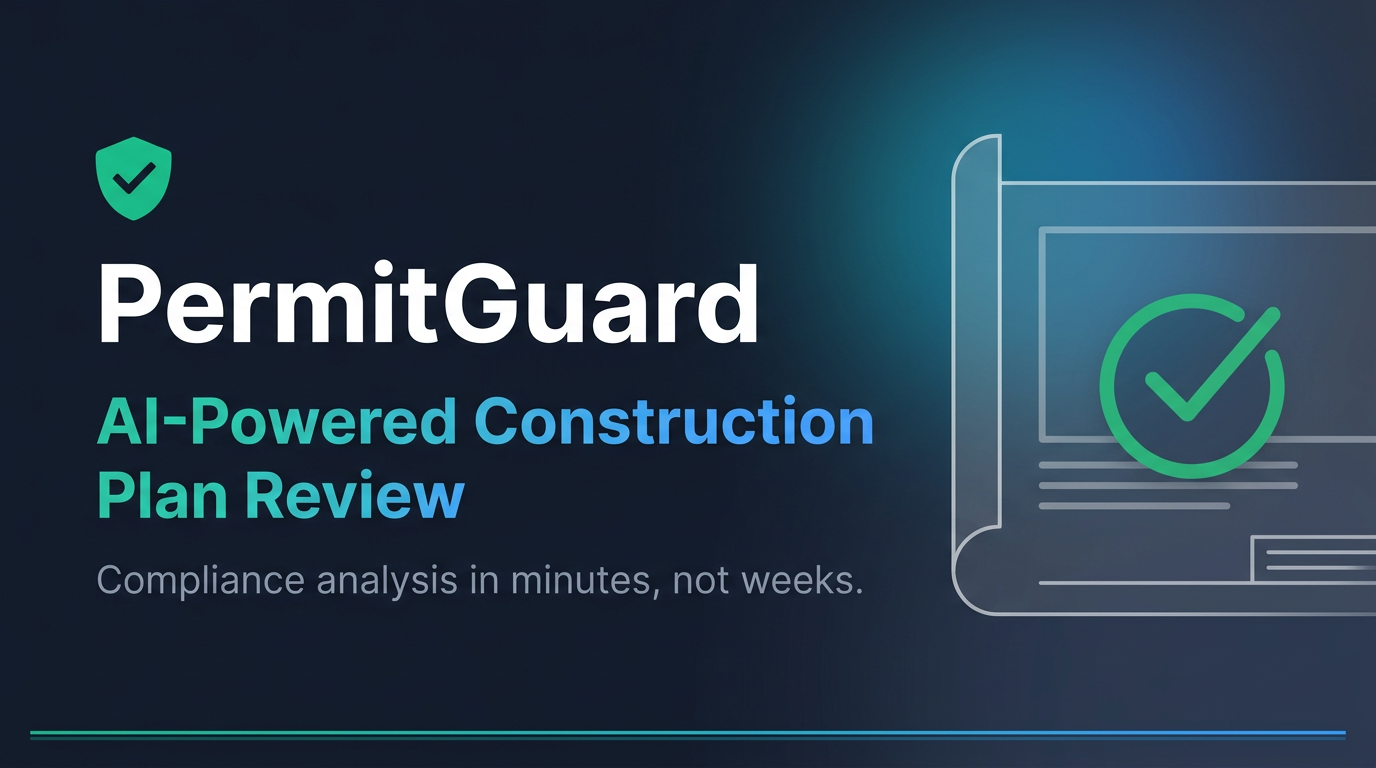 Permit Review Symbol PermitGuard — AI-Powered Construction Plan Review & Permit Compliance